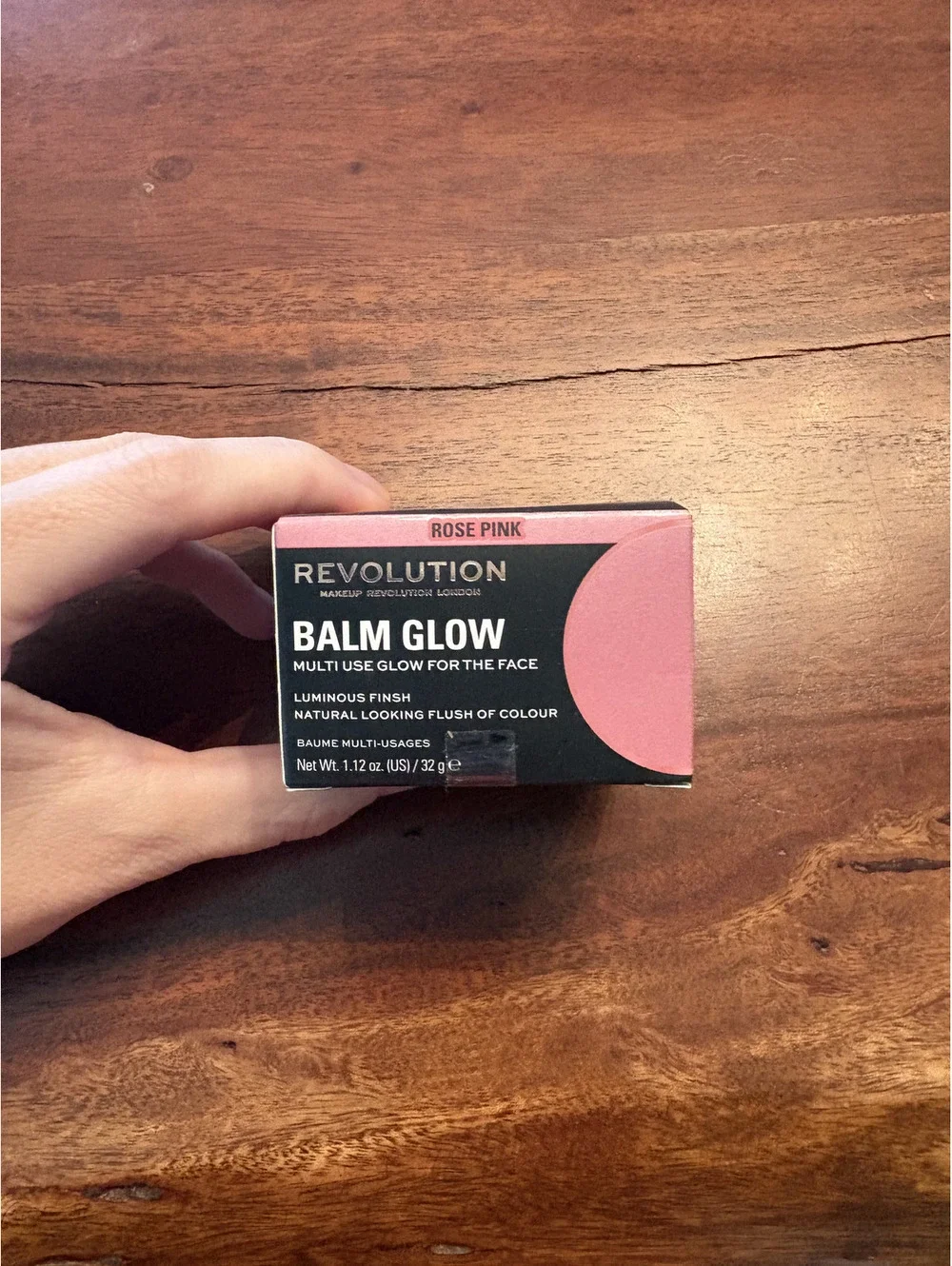 Revolution Balm Glow Rose Pink. NEW!